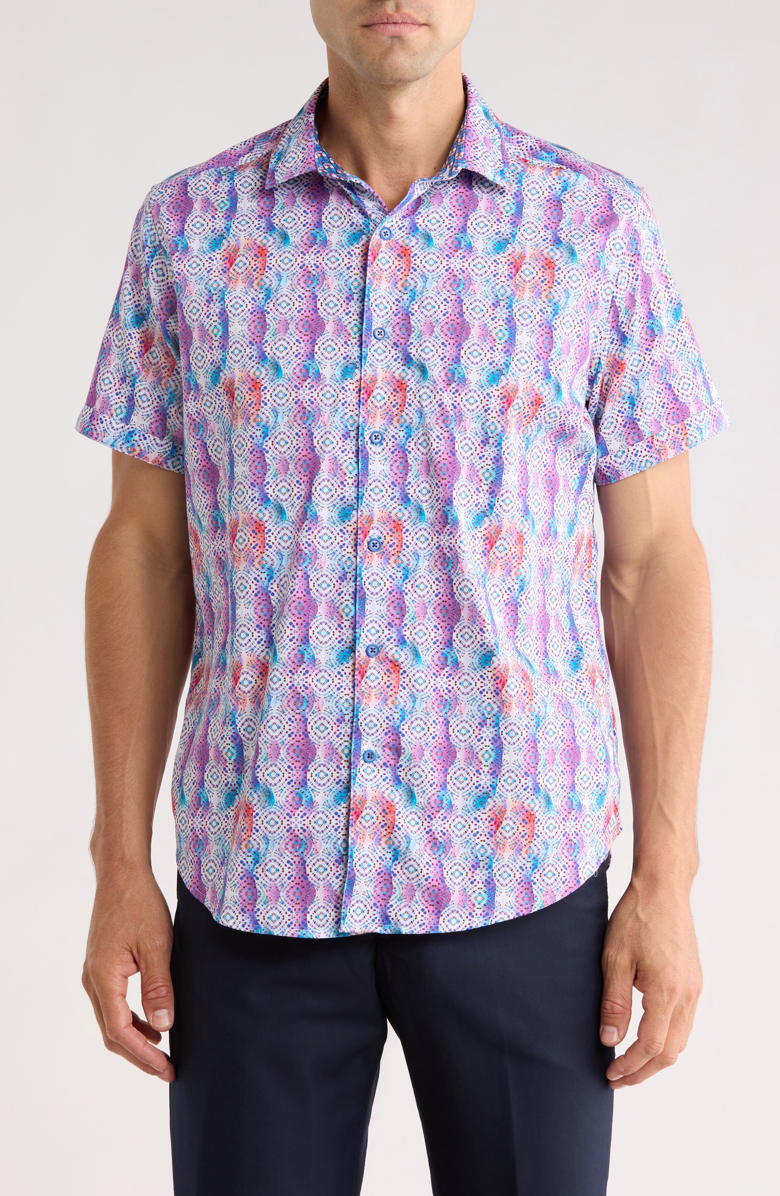 Robert Graham Short Sleeve Button-Up Shirt