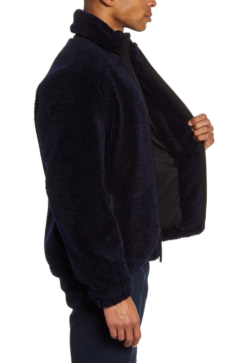 Fleece Zip Jacket, Alternate, color, COASTAL