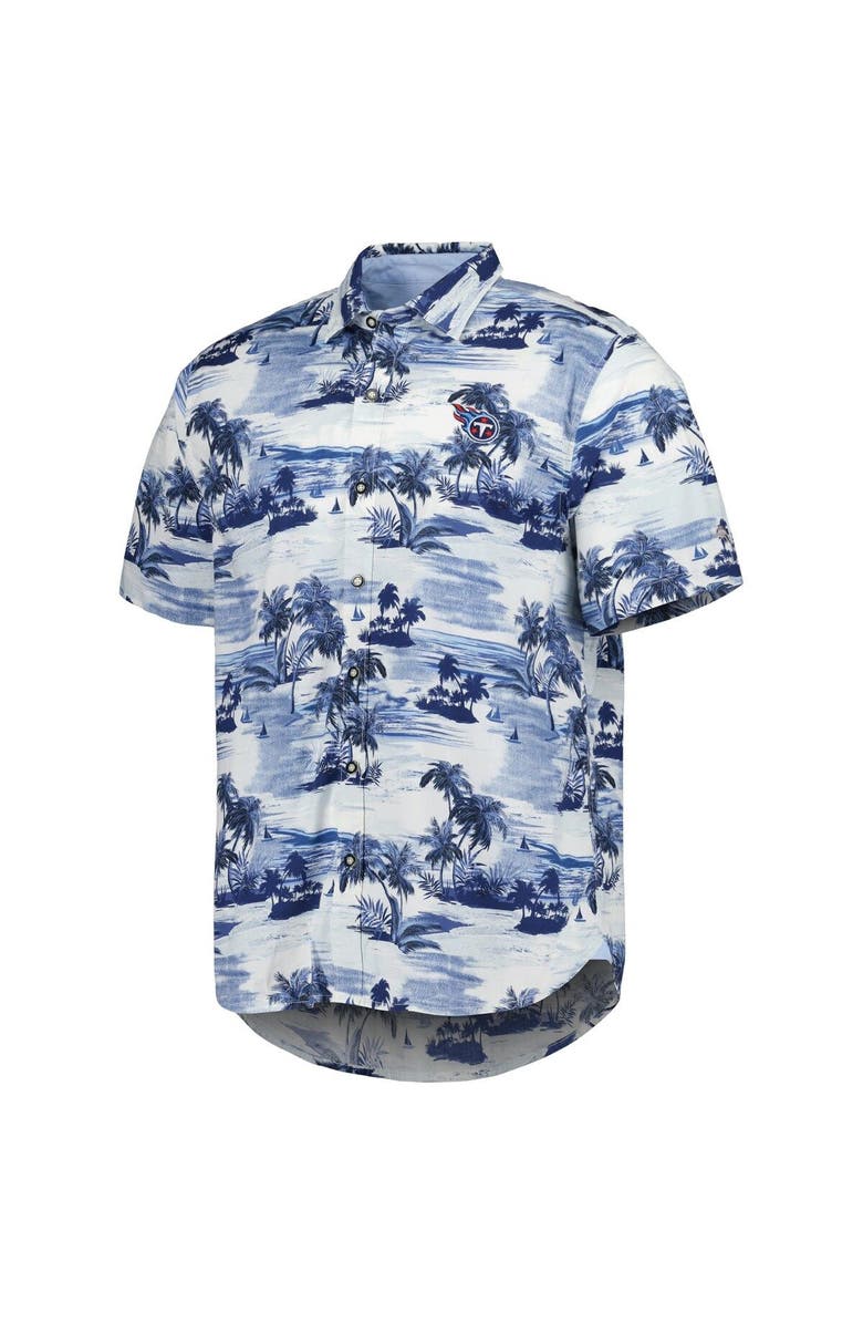 Tommy Bahama Men's Tommy Bahama Navy Tennessee Titans Sport Tropical Horizons Button-Up Shirt, Alternate, color, 