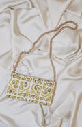Island to East Side Rosette Mosaic Tile Medium Structured Bag