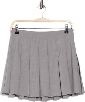 Pleated Miniskirt