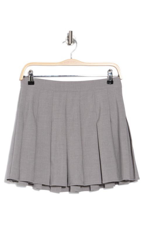 Abound Pleated Miniskirt In Gray