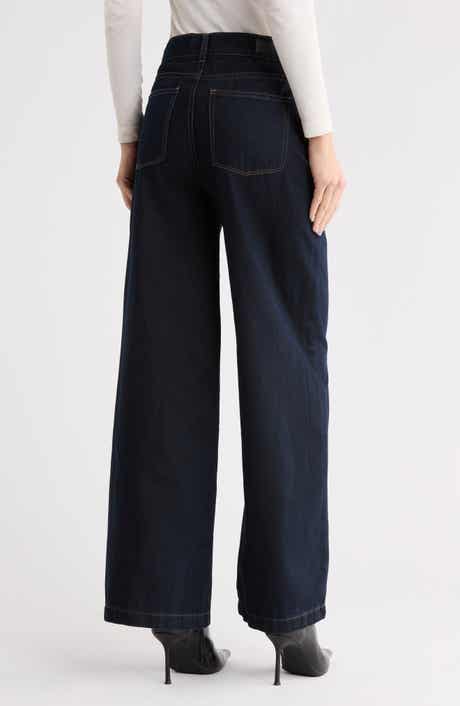Hepburn High Waist Wide Leg Jeans
