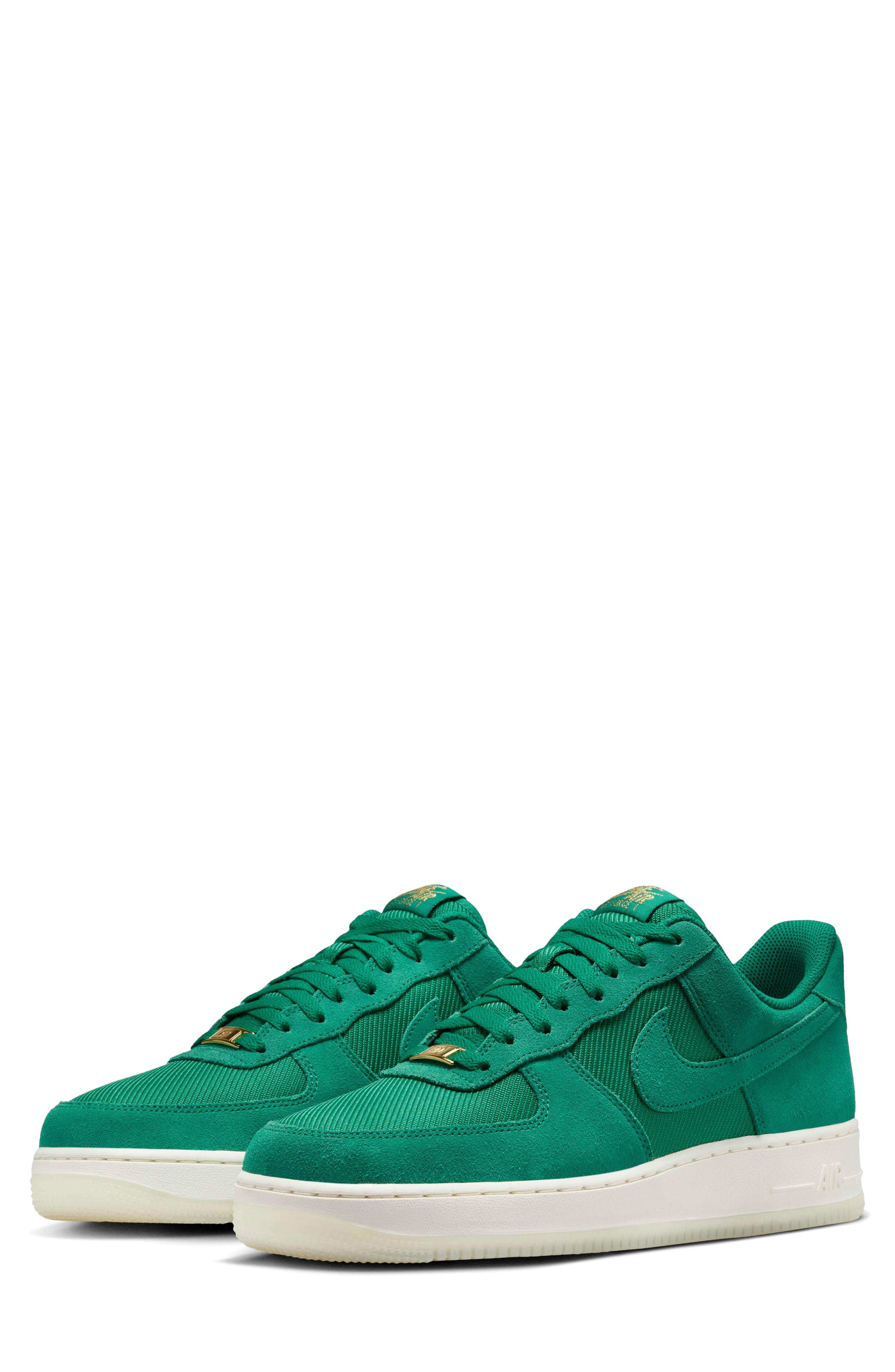 Air Force 1 '07 LV8 Basketball Sneaker, Main, color, MALACHITE/ PALE IVORY/ GOLD