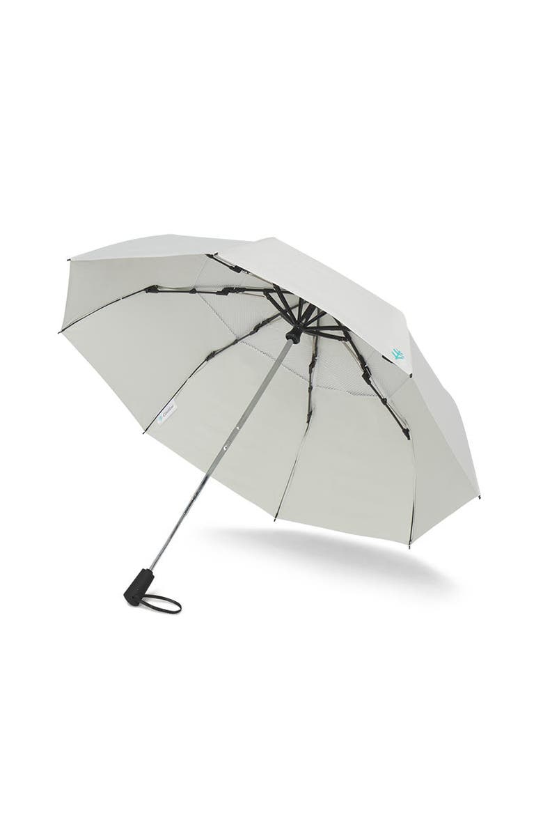 Vrae 42 Inch Sodalis Travel Umbrella, UPF 50+ Sun Protection, Alternate, color, Sleek Grey