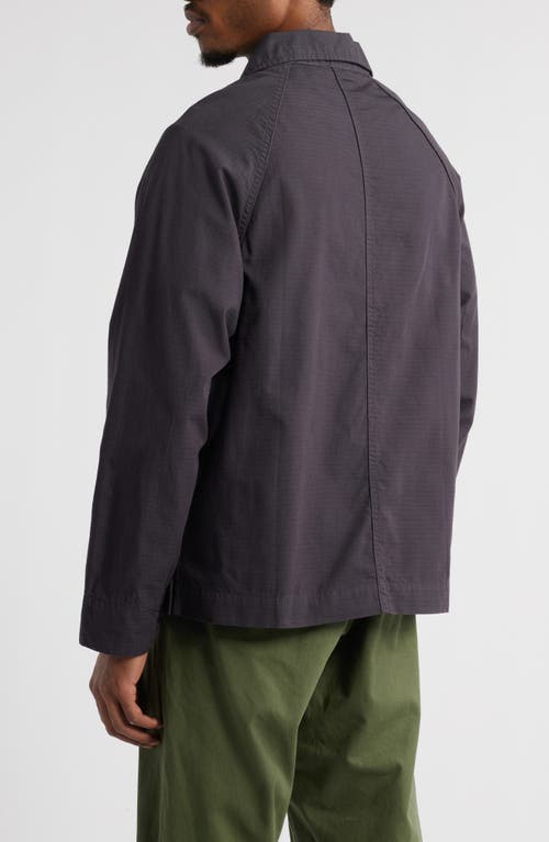 Service Works Organic Cotton Ripstop Front Of House Jacket In Gray