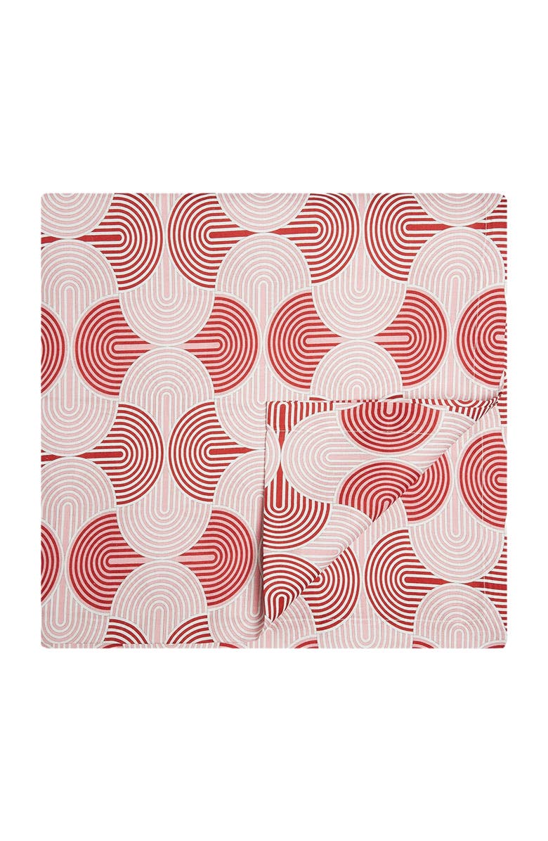 La DoubleJ Medium Tablecloth (180X280) Slinky Red, Main, color, Slinky Red