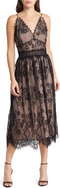 Chelsea28 Lace Overlay Dress