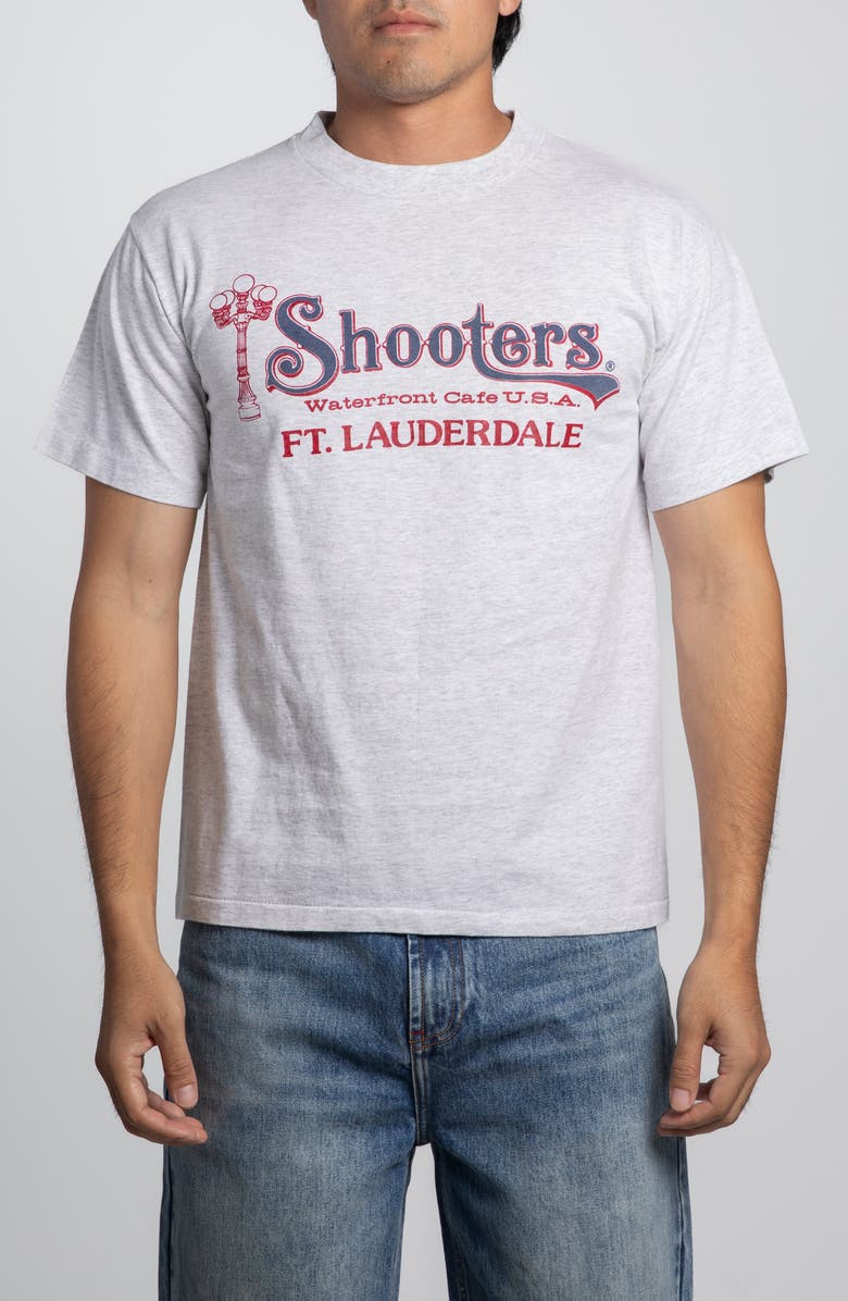 Elwood Vintage Shooters Cafe Ft. Lauderdale Tee, Main, color, Grey