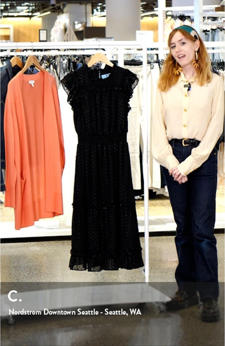 Smocked Waist Midi Dress, sales video thumbnail