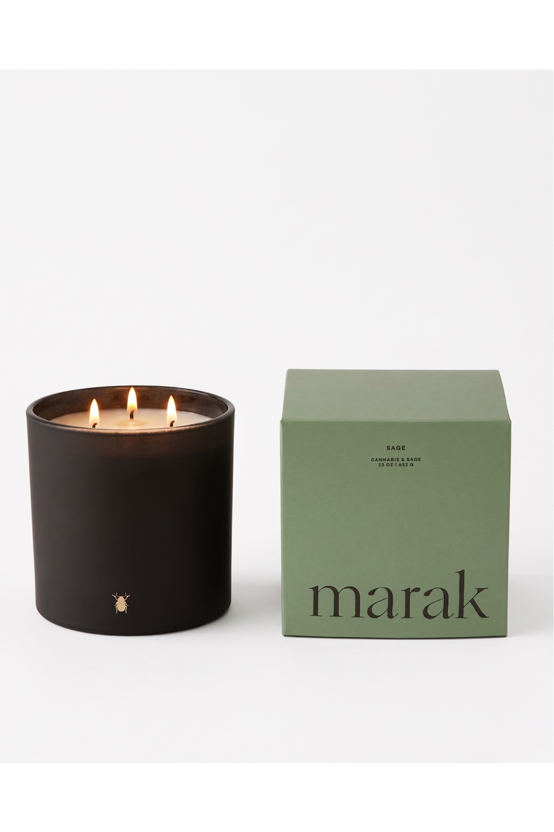 Sage - Cannabis & Sage - 3-Wick 23 Oz / 652 G, Alternate, color, Standard Packaging