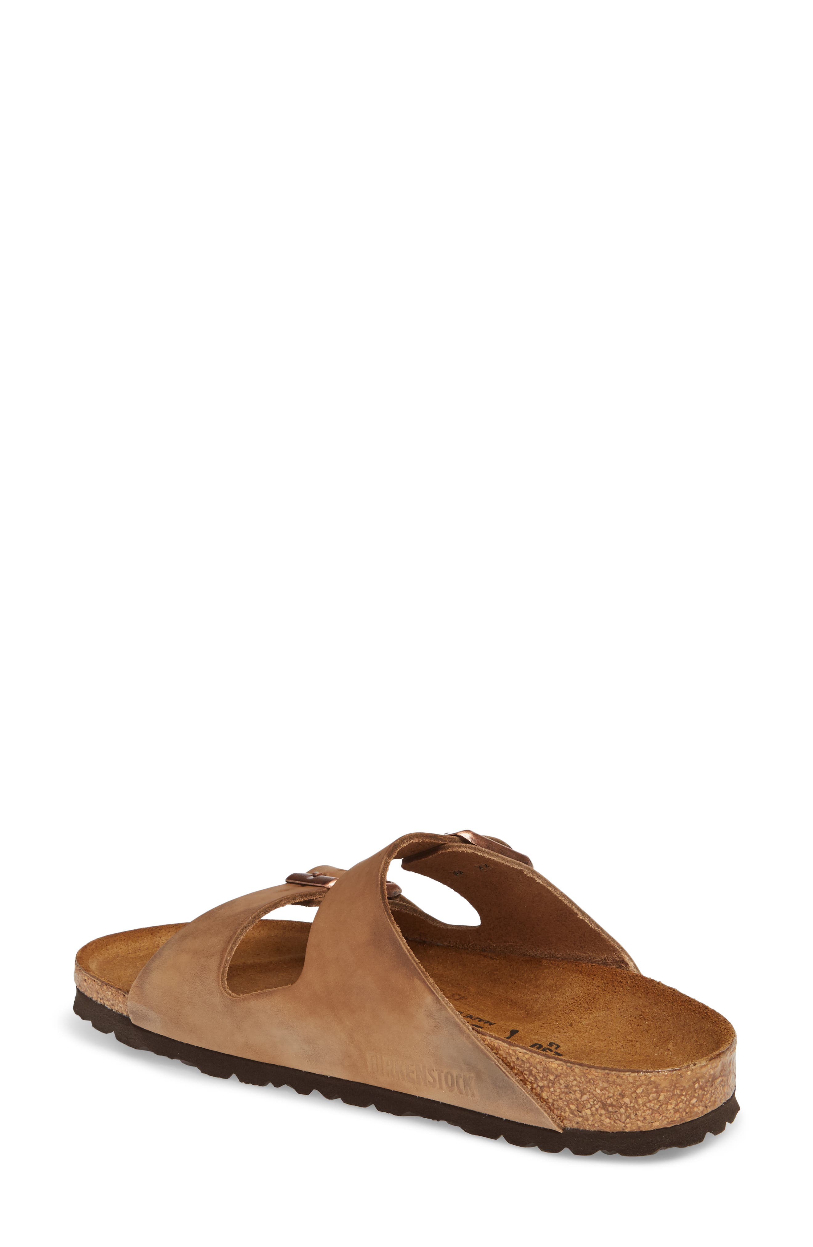 Birkenstock Arizona Sandal, Alternate, color, Tobacco Brown Oiled