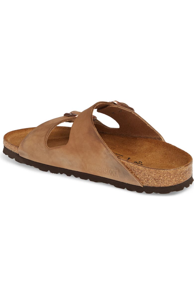 Birkenstock Arizona Sandal, Alternate, color, Tobacco Brown Oiled
