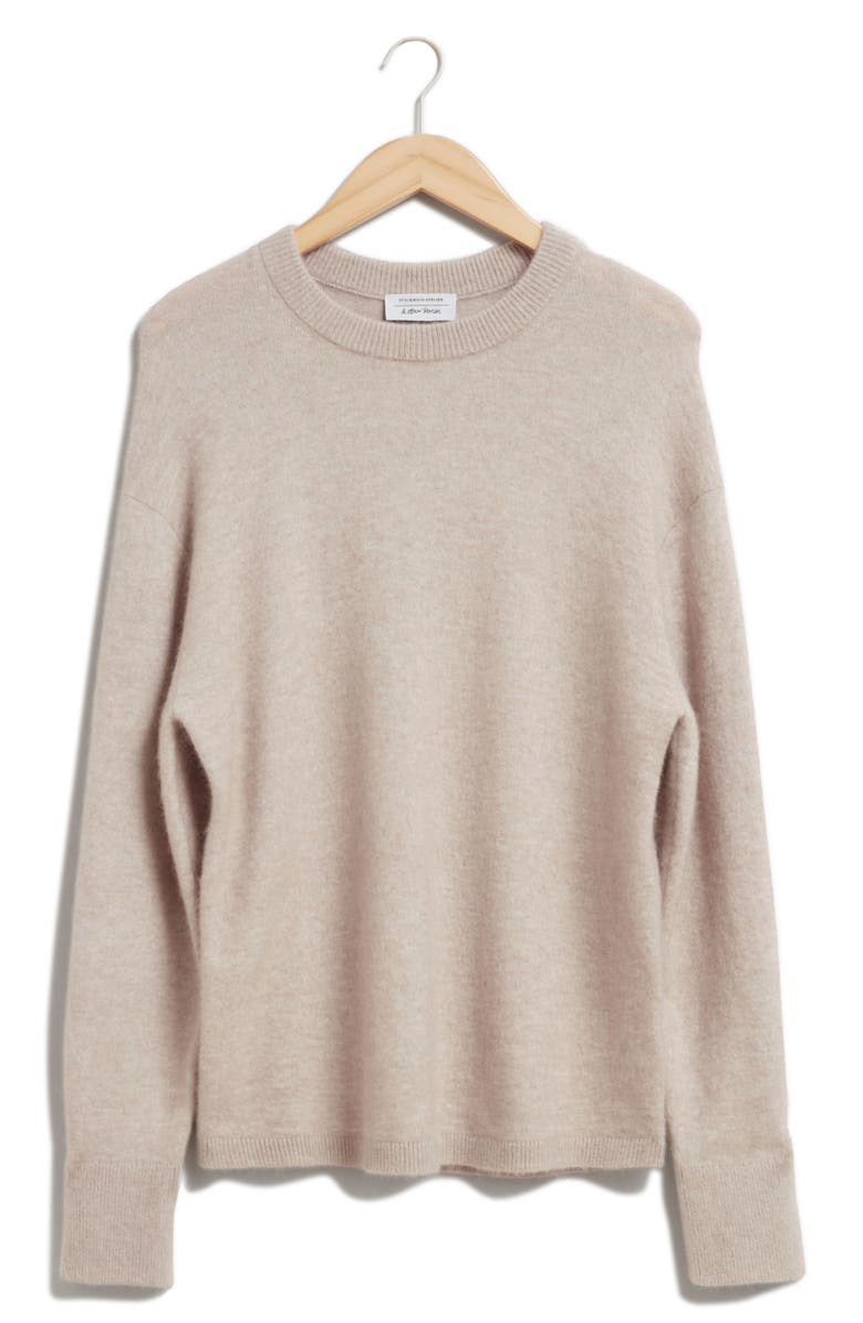 & Other Stories Alpaca Blend Crewneck Sweater, Alternate, color, 