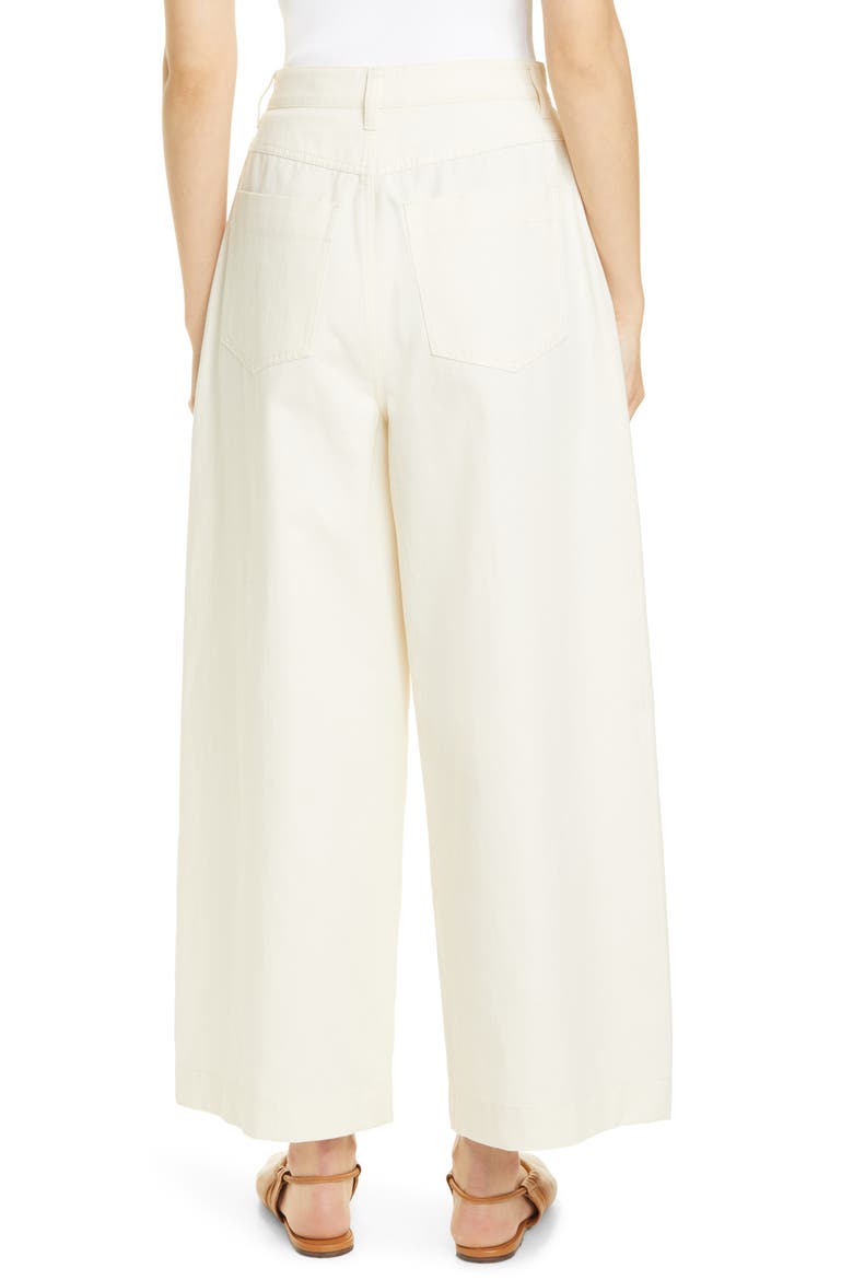 Wide Leg Ankle Pants, Alternate, color, NATURAL