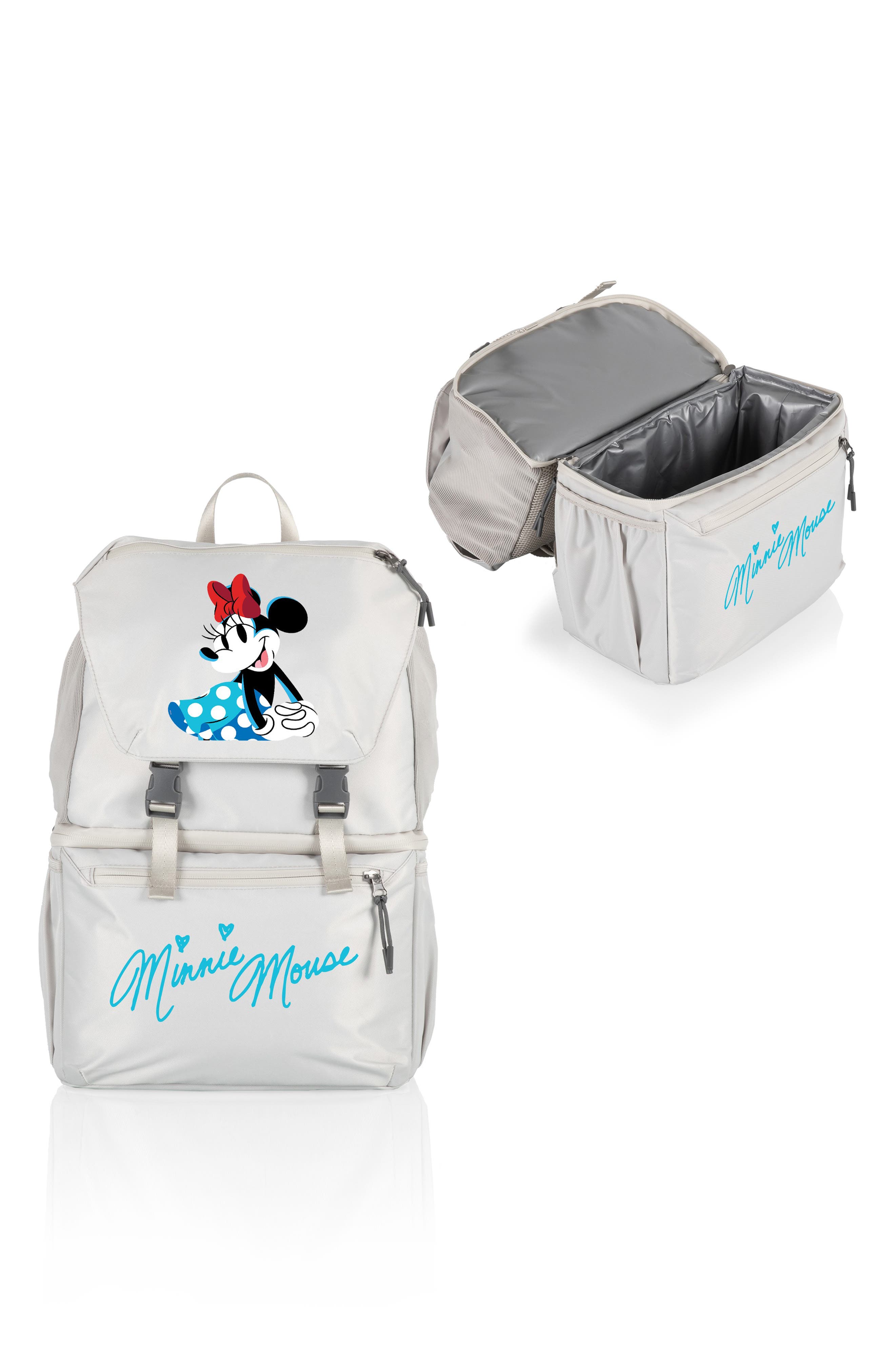 Picnic Time x Disney Minnie Mouse Tarana Cooler Backpack, Alternate, color, Halo Gray