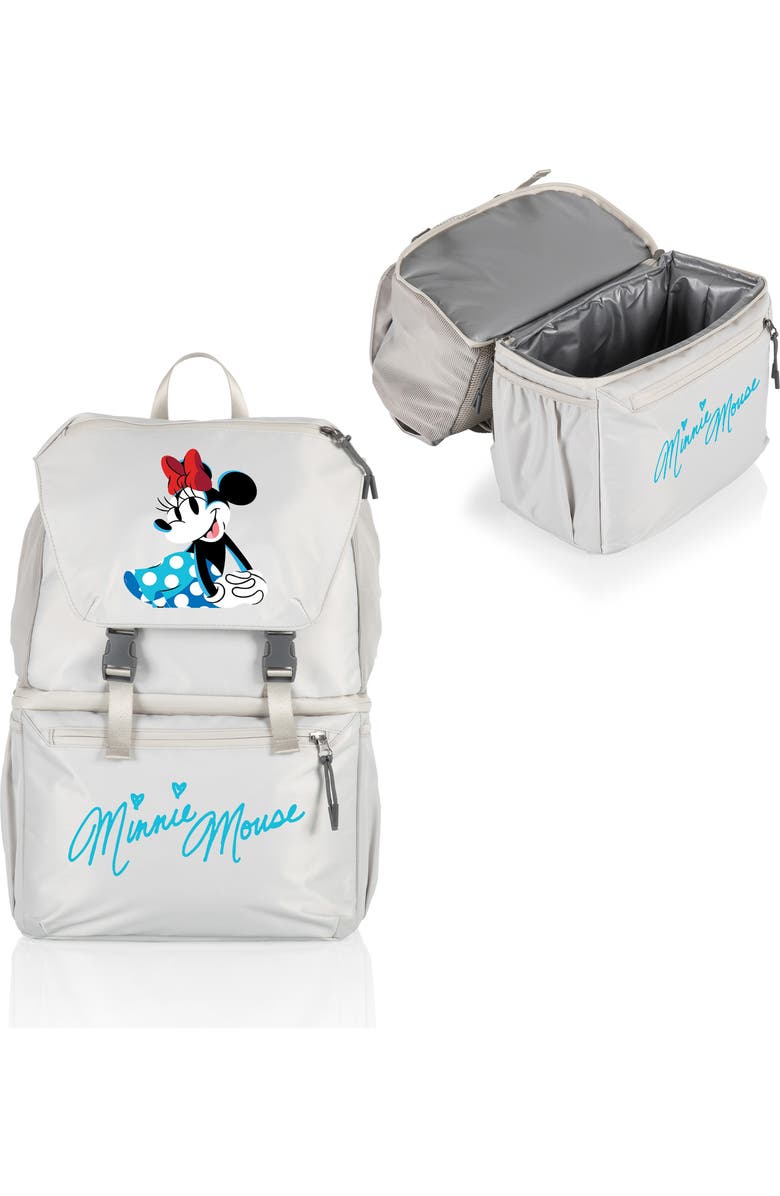 Picnic Time x Disney Minnie Mouse Tarana Cooler Backpack, Alternate, color, Halo Gray