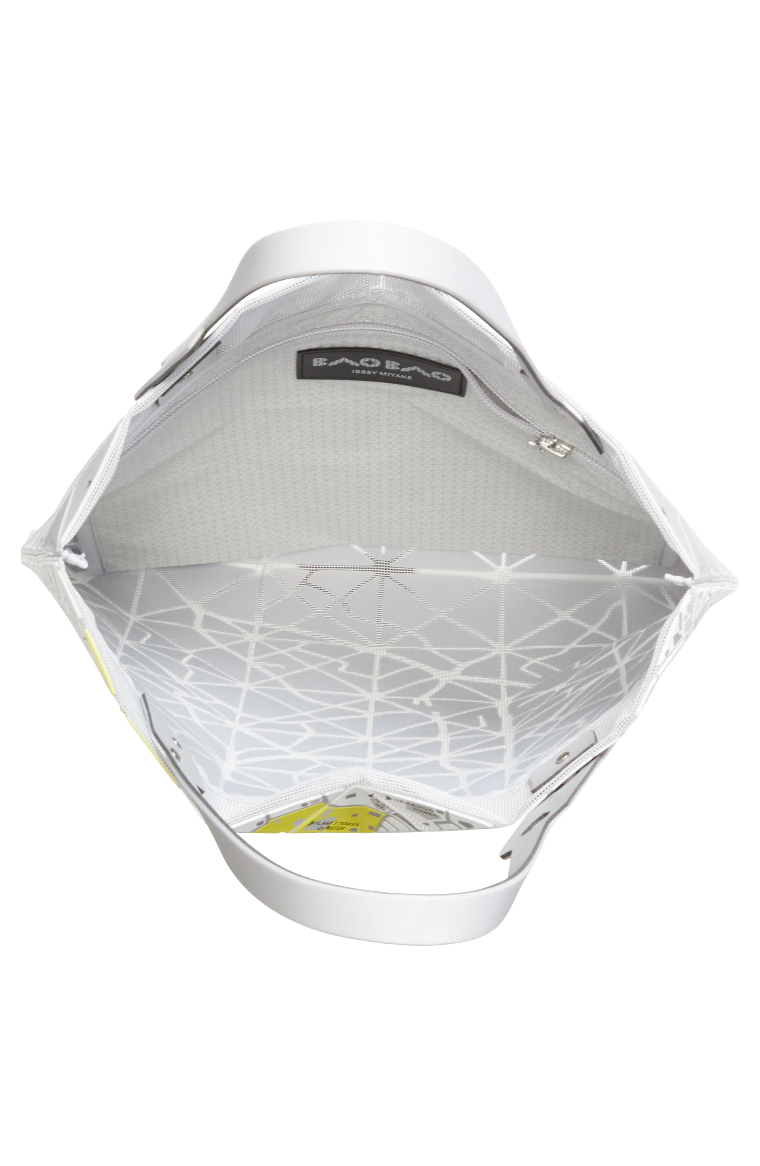 Bao Bao Issey Miyake Map Print Tote, Alternate, color, White