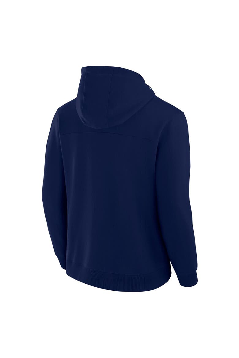 Unisex Fanatics Navy Dallas Cowboys Front Office Tonal Tri-Blend Pullover Hoodie, Alternate, color, Navy