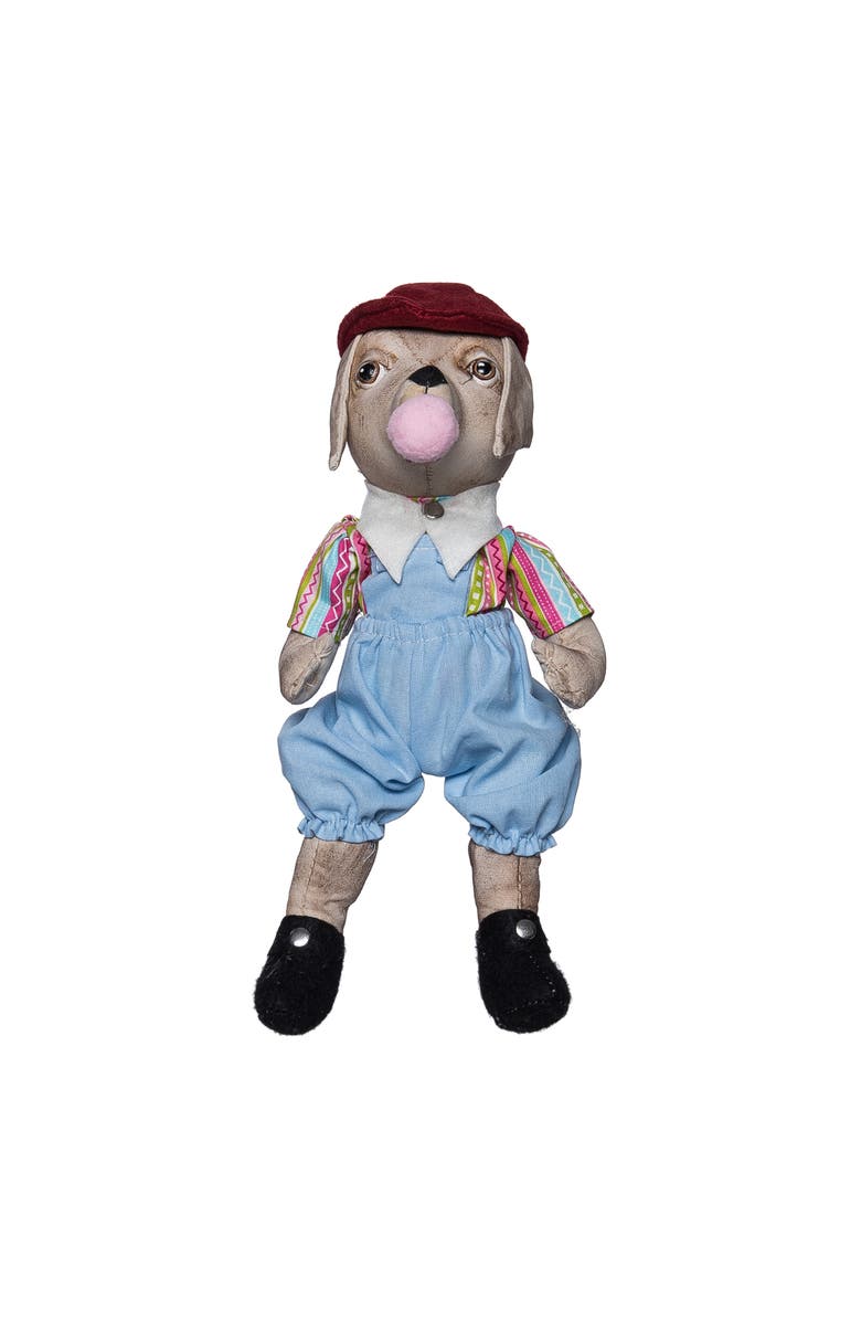 Gallerie II Benji Bubbles Spring Gathered Traditions Joe Spencer's Figurine Doll 10", Main, color, Blue