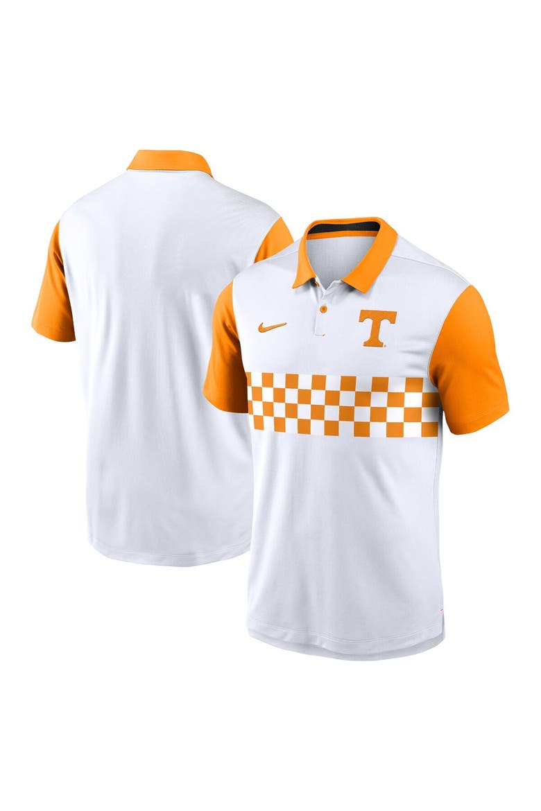Men's Nike White Tennessee Volunteers Primetime Campus Vapor Performance Polo, Alternate, color, White