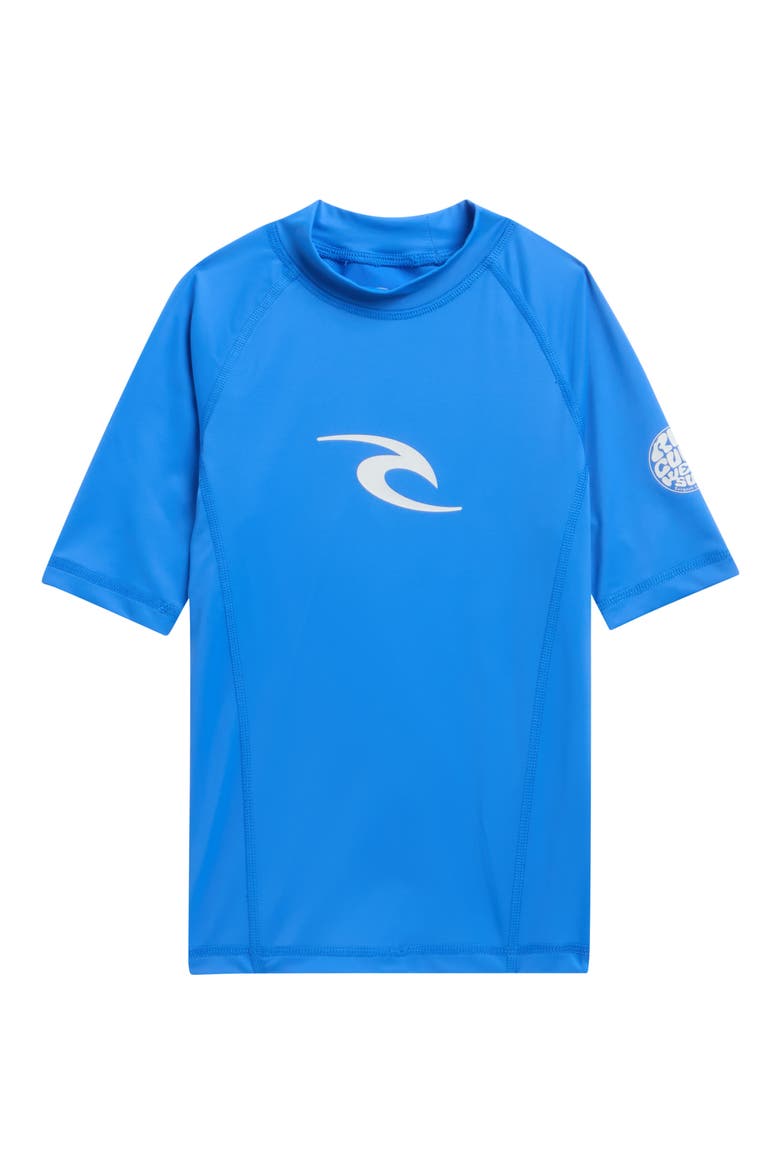 Kids' UPF 50 Rashguard, Main, color, BLUE GUM