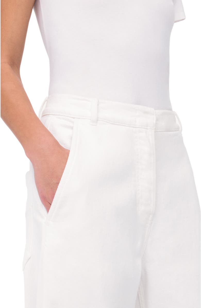 Another Tomorrow CARPENTER DENIM PANT, Alternate, color, Off White