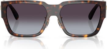Biggie 57mm Rectangular Sunglasses