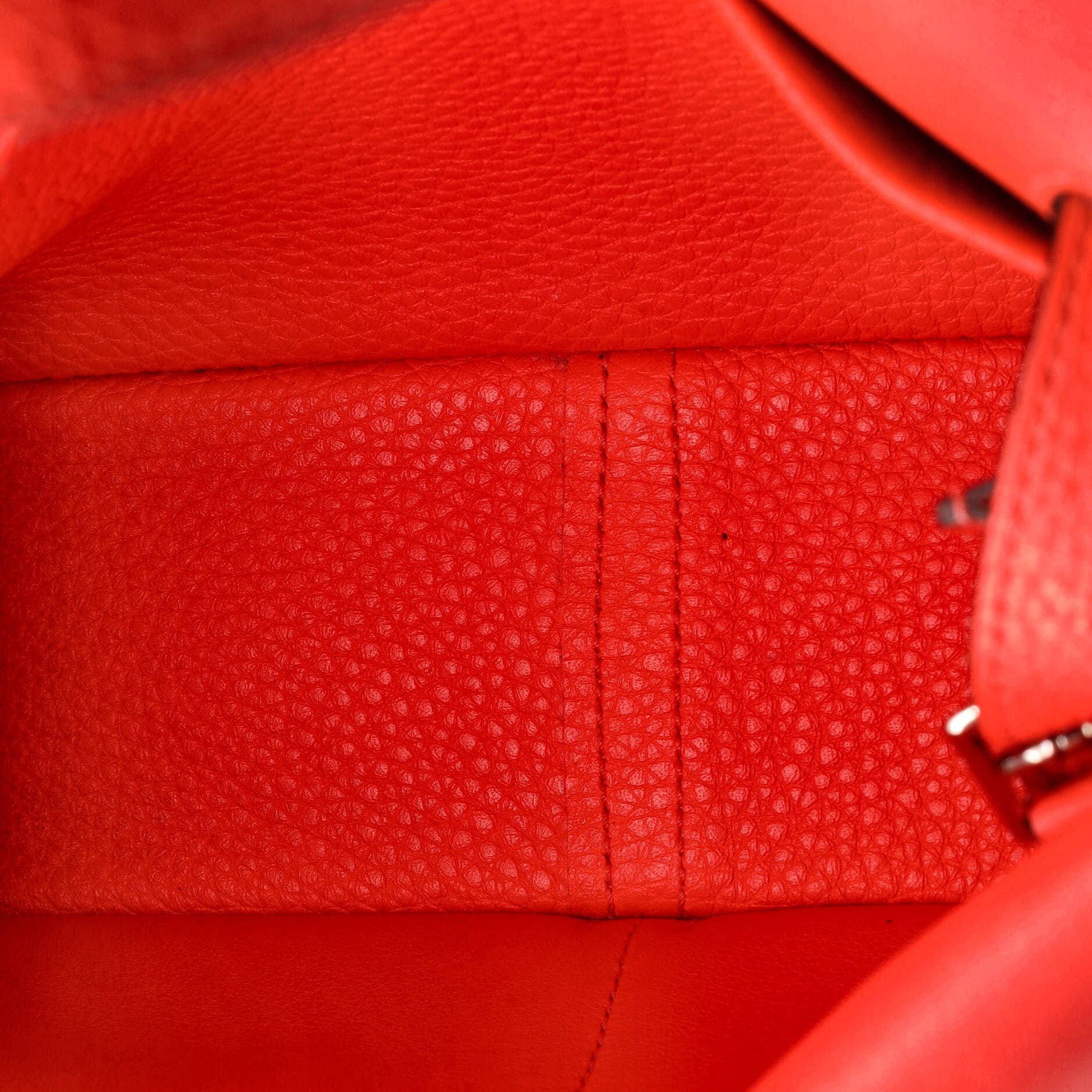 Pre-Owned Hermes Halzan Bag Clemence 25, Alternate, color, Rose Texas