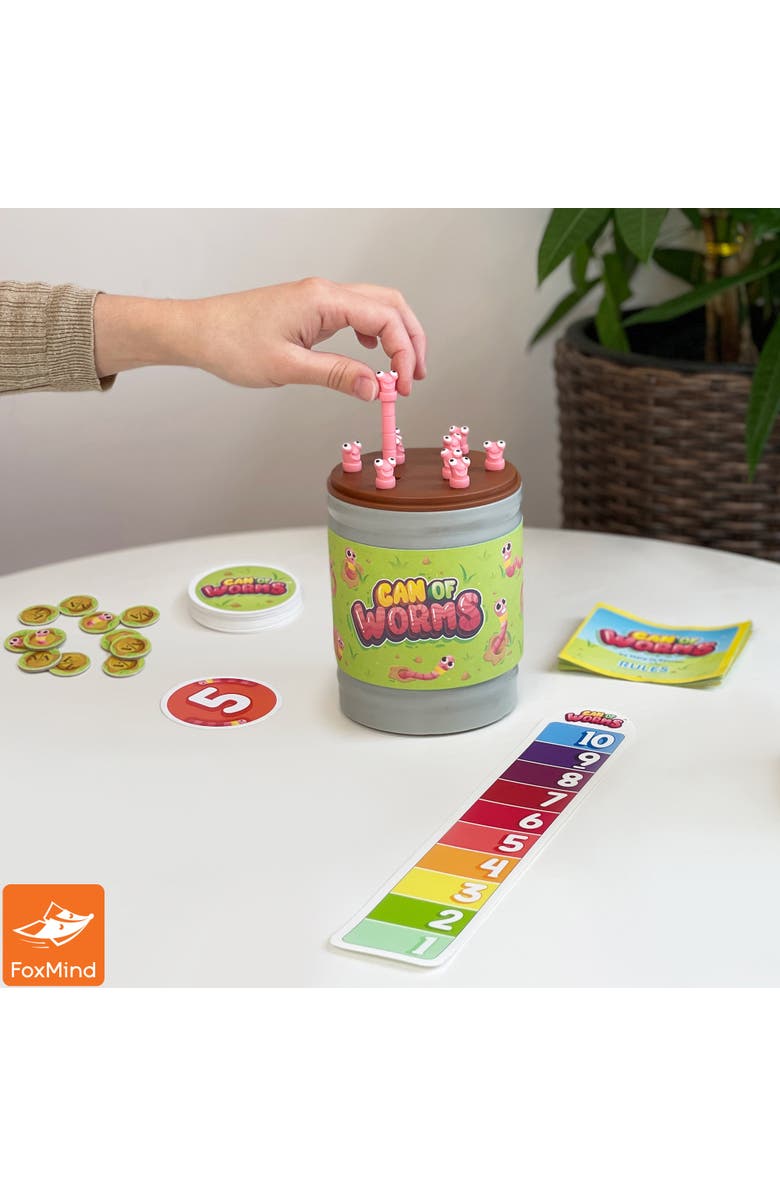 FoxMind Can Of Worms Toy Learning Math Game, Alternate, color, Multicolored