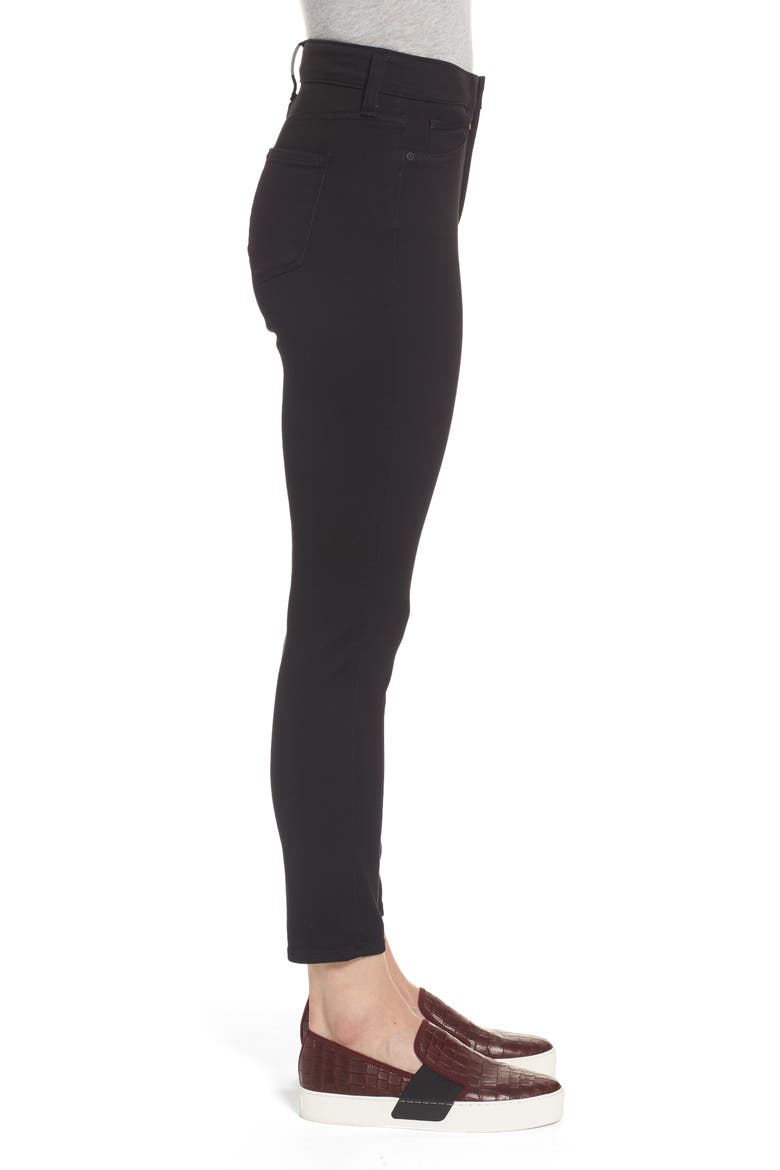 Ami Stretch Ankle Skinny Jeans, Alternate, color, BLACK