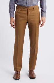 Zanella Parker Platinum Super 130's Gabardine Dress Pants