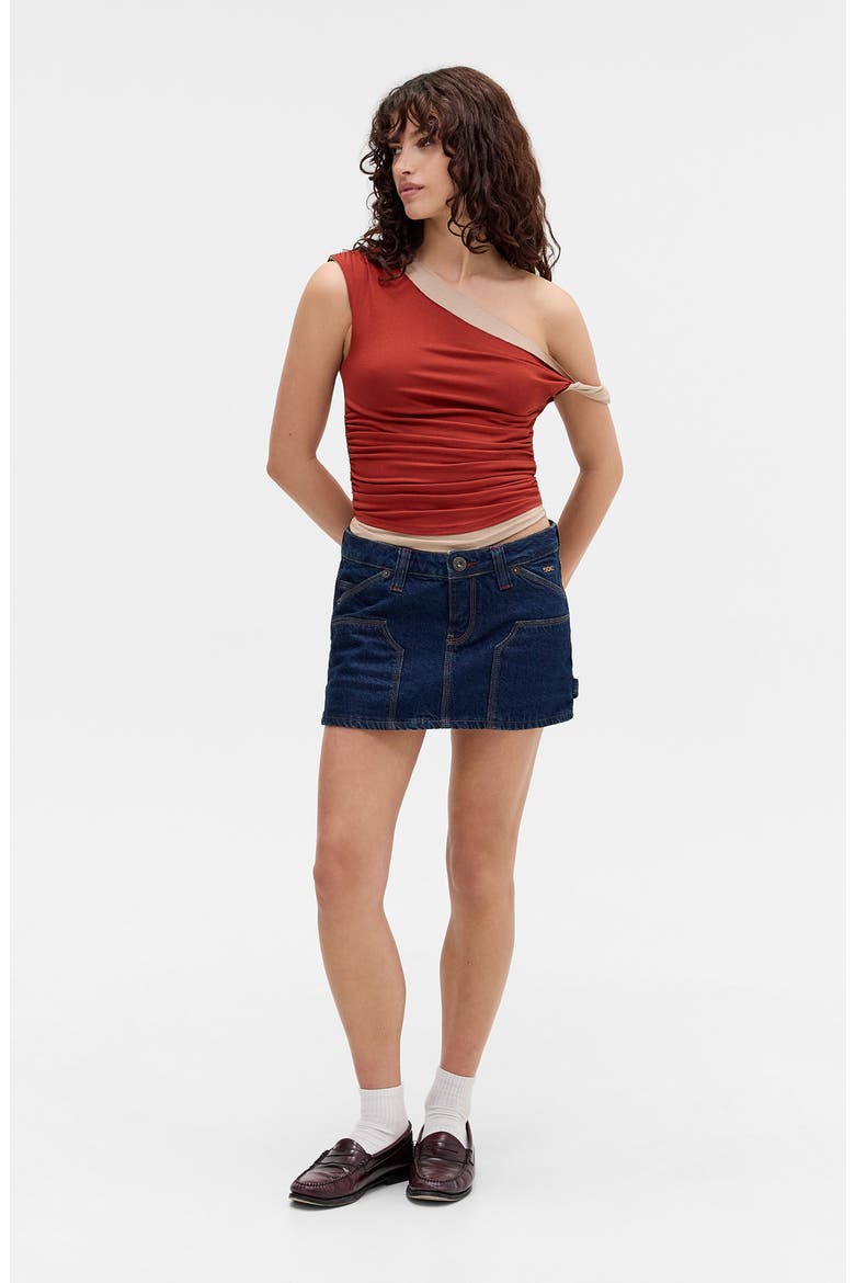 Fia Twist Top, Alternate, color, BURNT ORANGE