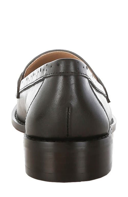 Rag & Co Clotilda Brogue Penny Loafer In Black