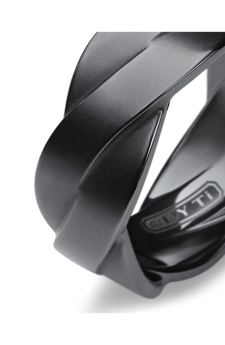 David Yurman Helios<sup>™</sup> Band Ring, Alternate, color, Black Titanium