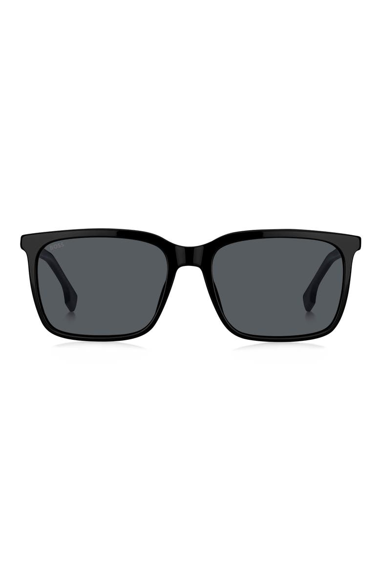 57mm Rectangular Sunglasses, Main, color, 008A-2K