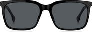 BOSS 57mm Rectangular Sunglasses