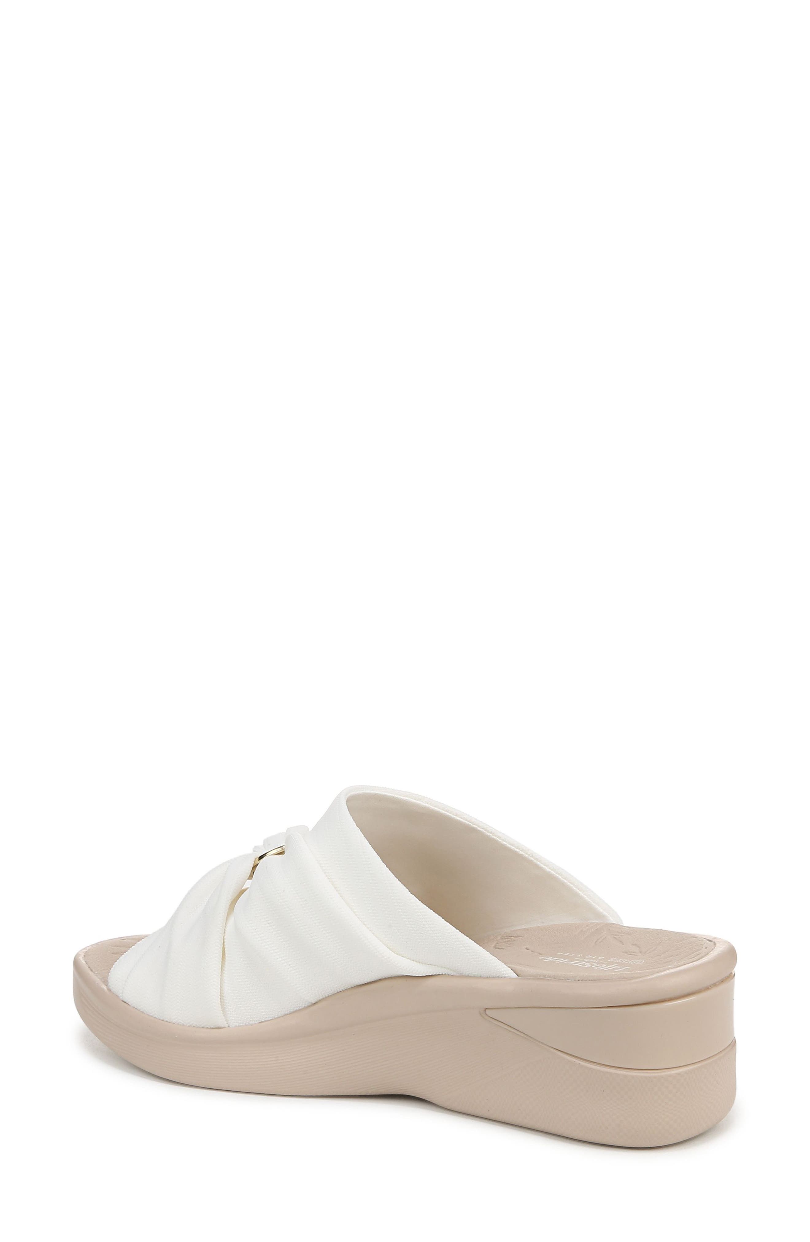 Serenade Slide Sandal, Alternate, color, WHITE