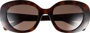 COACH 51mm Round Sunglasses