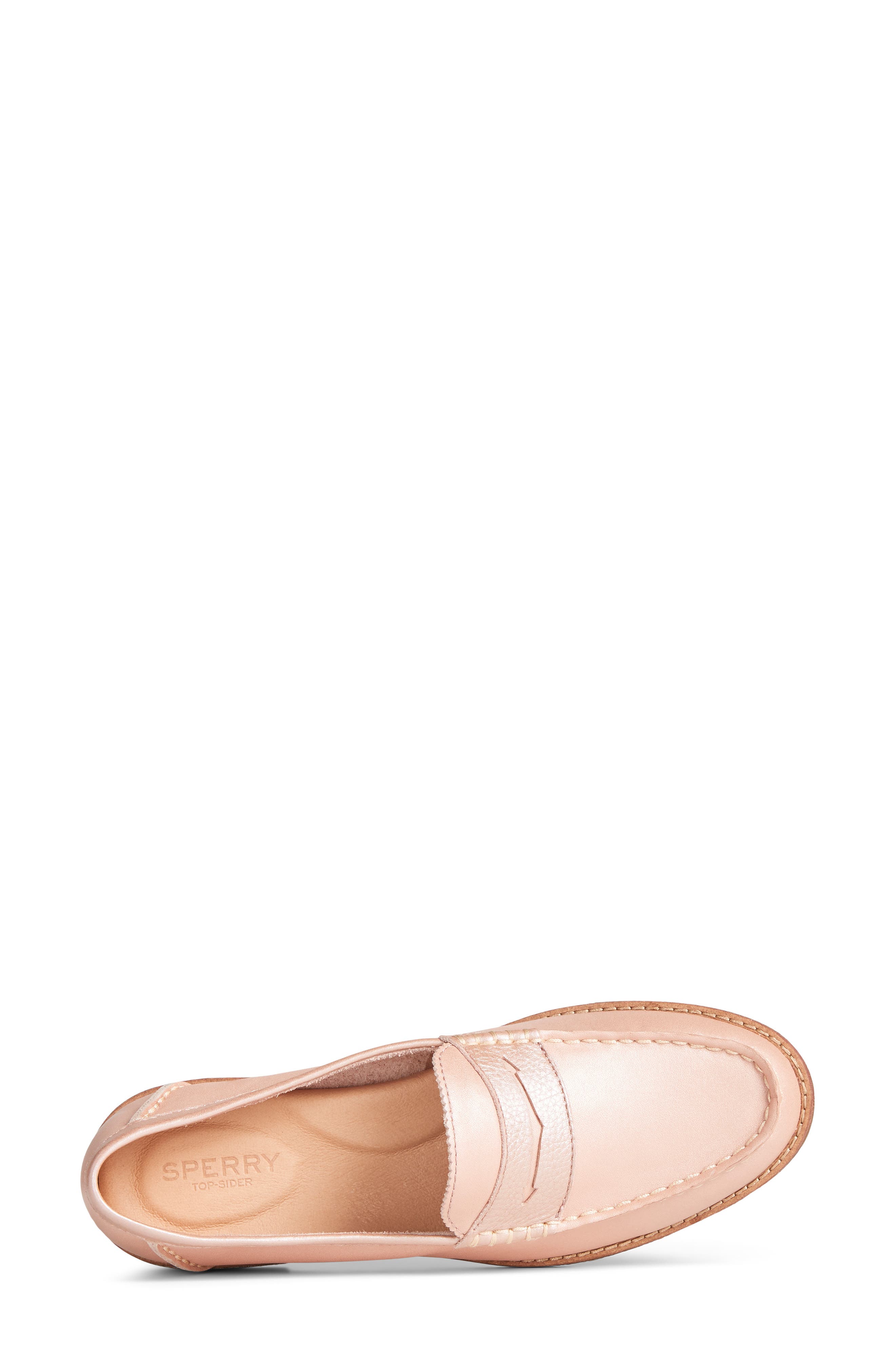 Seaport Penny Loafer, Alternate, color, ROSE