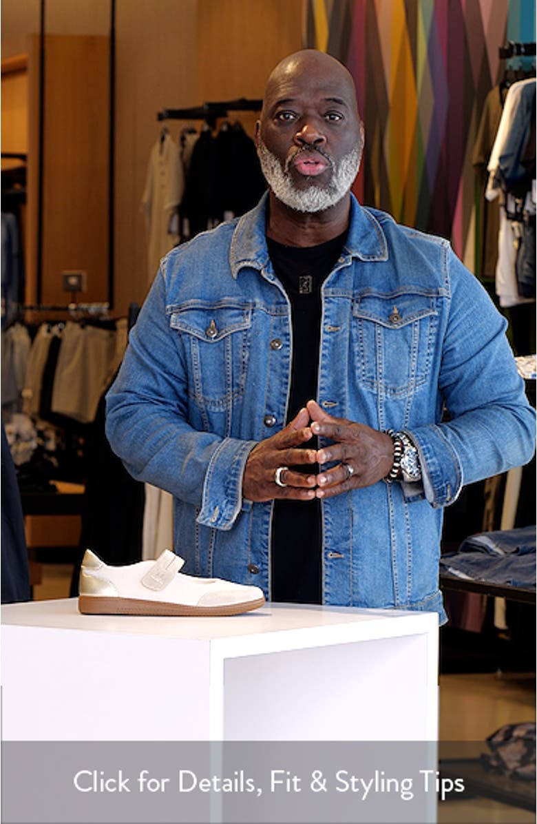 Jolene Mixed Media Mary Jane Sneaker, sales video thumbnail