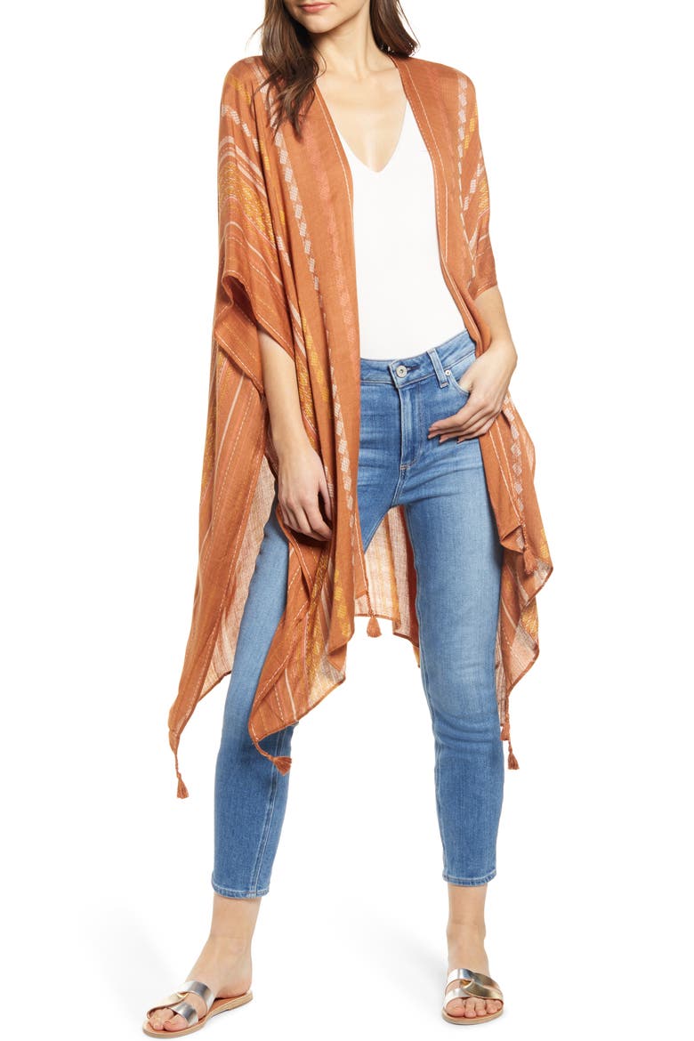 Vida Stripe Duster, Main, color, COOPER