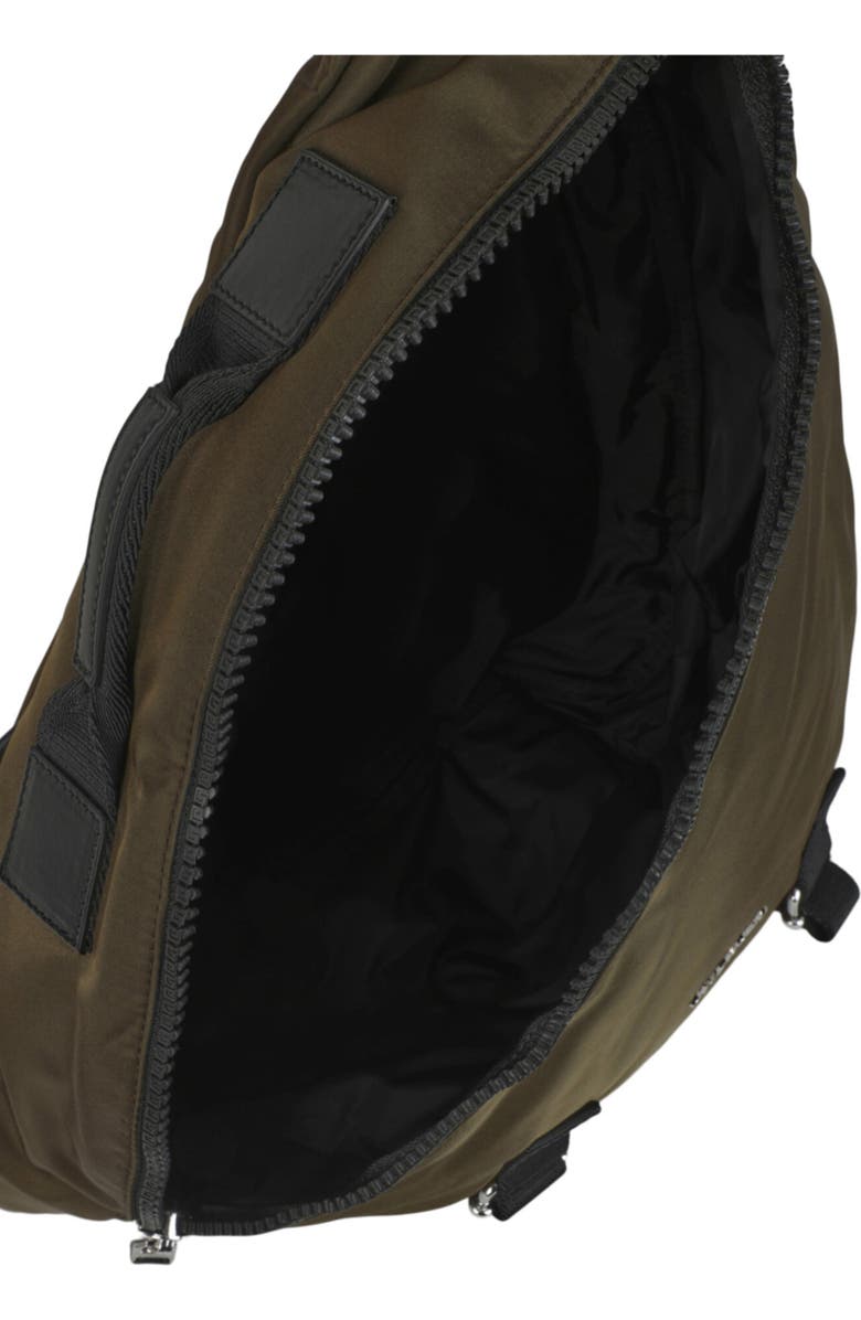 Givenchy G Zip Triangle Sling Bag, Alternate, color, Khaki