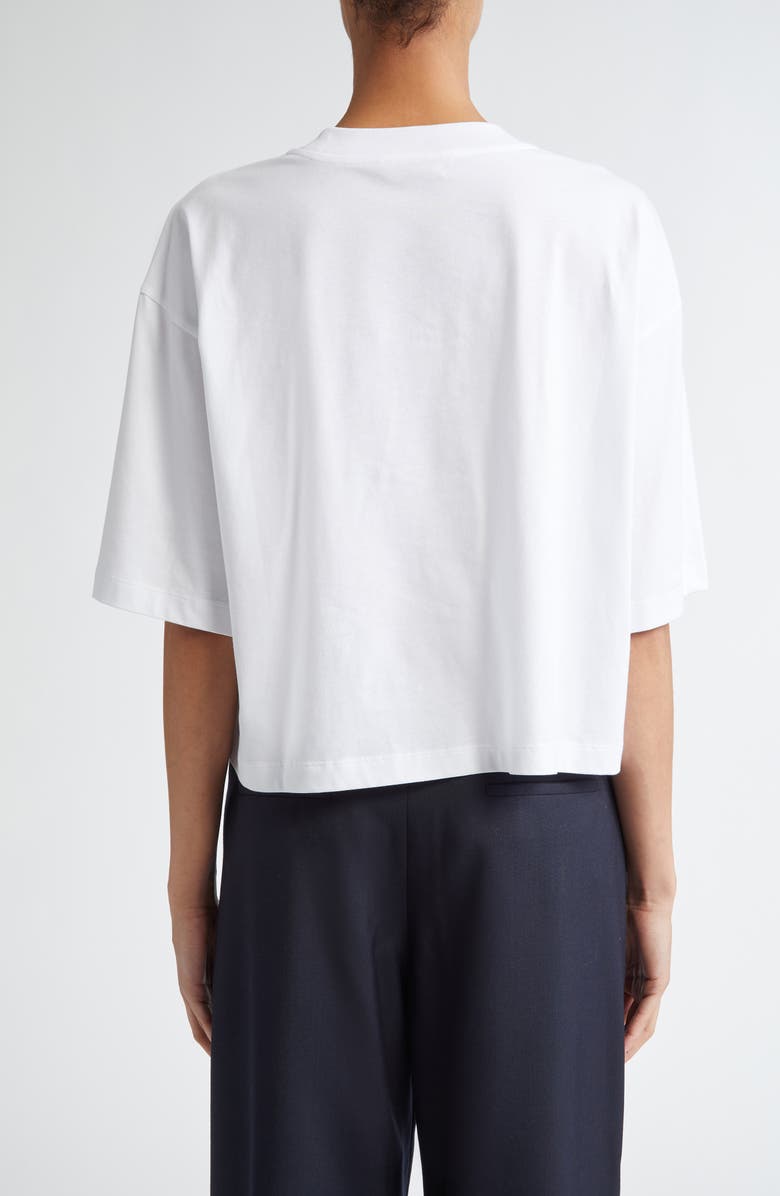 Marni Logo Crop Organic Cotton Graphic T-Shirt, Alternate, color, 
