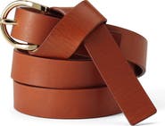 Lands' End Leather Knot Belt