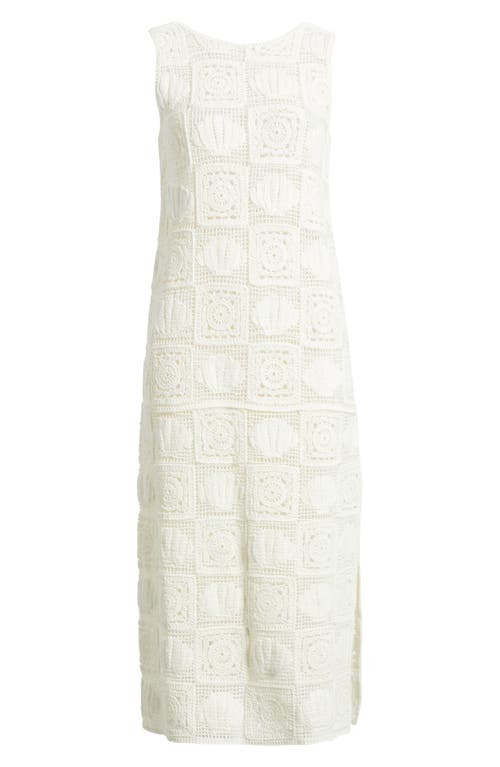 Rails Calla Dress White Sea Shell Crochet