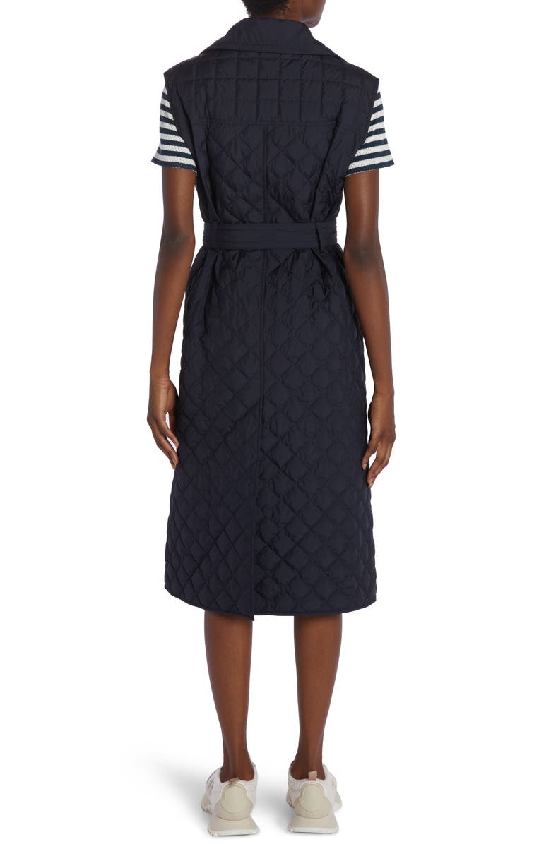 Moncler Alcione Diamond Quilted Down Long Vest, Alternate, color, 