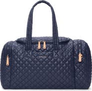 MZ Wallace Large Metro Team Quilted Nylon Duffle Bag