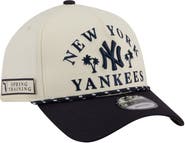 New Era Men's New Era  Cream New York Yankees 2026 Spring Training Fan Pack Rope A-Frame 9FORTY Adjustable Hat
