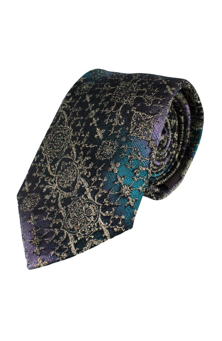 Trafalgar The Spellbound Brocade Novelty Silk Necktie, Main, color, Mulitple